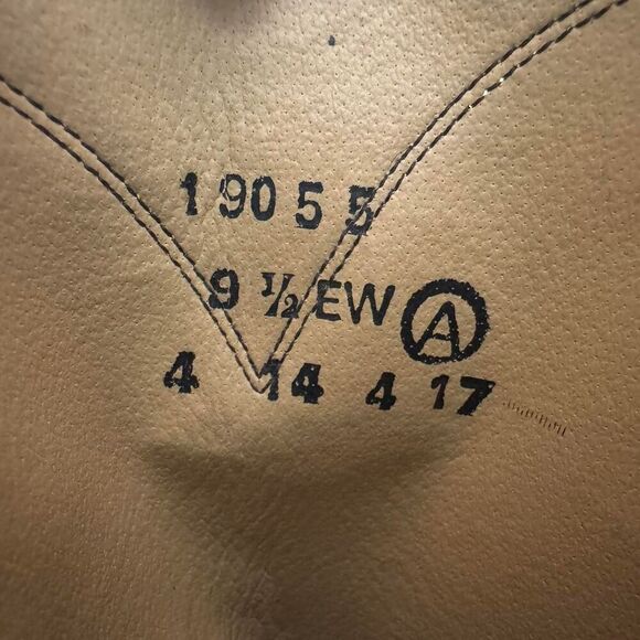 Vulcan Men’s Pull-On Work Boots Size 9.5 EW Brown Leather Oil-Resistant Sole - Picture 7 of 7